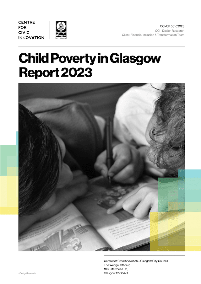 2023 Child Poverty Report Cover Page