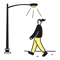 illustration of a street-lamp